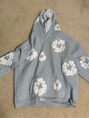 Denim Tears floral style hoodie
